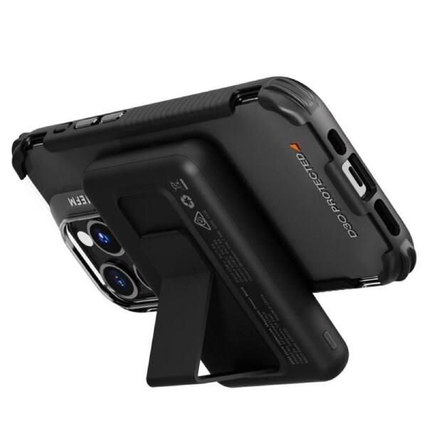 EFM FLUX 5,000mAh Magnetic Power Bank With MagSafe Compatability and Foldable Stand - Black