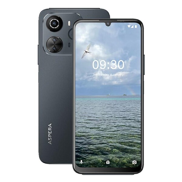 Aspera AS10 (NFC Tap n Pay, Dual Sim, 128GB/4GB, 6.7'') - Night Sky