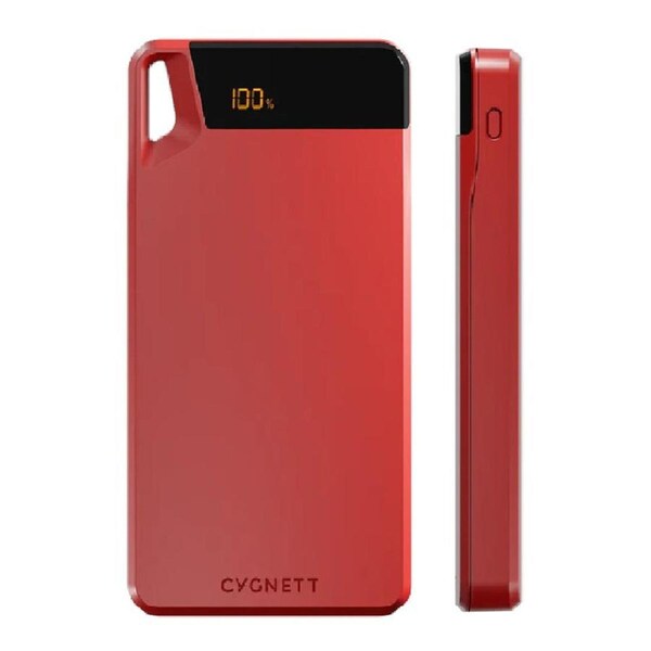 Cygnett ChargeUp Boost 4th Gen 10K mAh Power Bank - Red