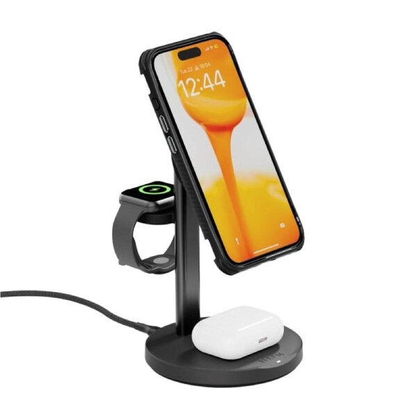 EFM FLUX 3-in-1 Wireless Charger With 20W Wall Charger