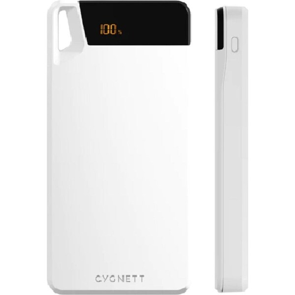 Cygnett ChargeUp Boost 4th Gen 10K mAh Power Bank - White