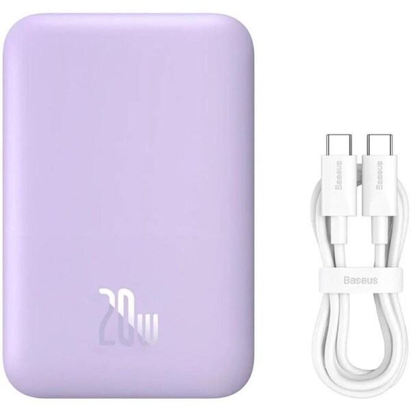 Baseus Magnetic Mini Air 6000mAh 20W Power Bank - Purple