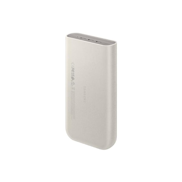 Samsung 45W Super FAST charging 3 x USB-C Port PD 20,000mAh Power Bank Battery Pack - Beige