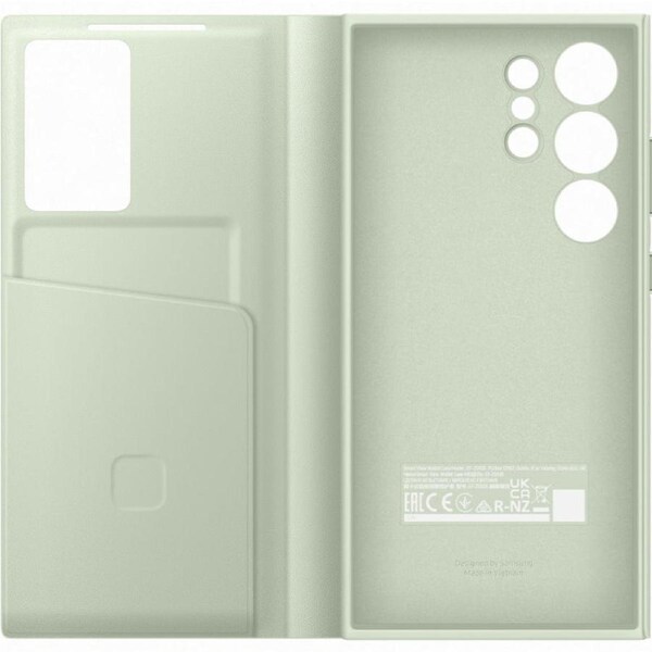 Samsung Smart View Wallet Case for Galaxy S24 Ultra - Light Green
