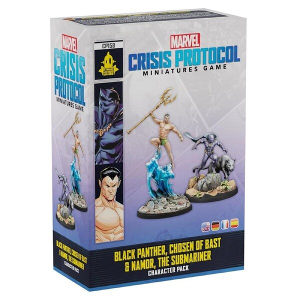 Marvel: Crisis Protocol Black Panther Chosen of Bast and Namor the Sub-Mariner Character Pack