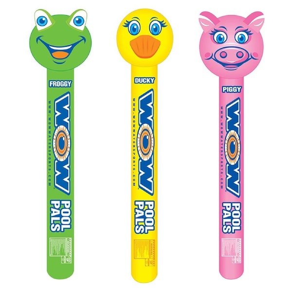 WOW Pool Pals Inflatable Pool Noodles - 3 Pack