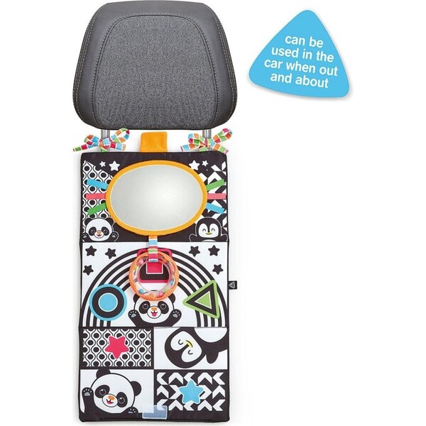 ELC Black & White Look At Me Mirror Interactive Baby Toy 6m+