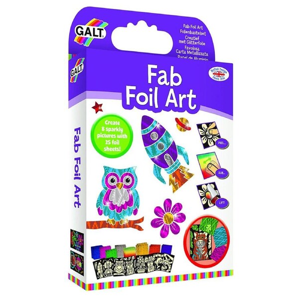 Galt Fab Foil Art Kids/Childrens Interactive Activity Kit Play Toy 6y+