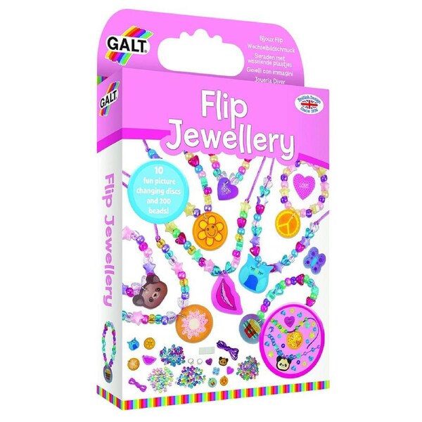 Galt Flip Jewellery Kids/Childrens Interactive Activity Kit Play Toy 5y+
