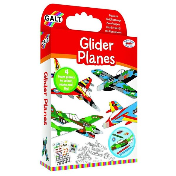 Galt Glider Planes Kids/Childrens Interactive Activity Kit Play Toy 5y+