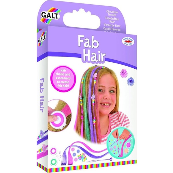 Galt Fab Hair Kids/Childrens Interactive Activity Kit Play Toy Playset 6y+