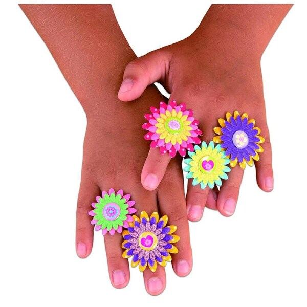 Galt Flower Rings Kids/Childrens Interactive Activity Kit Play Toy Playset 6y+