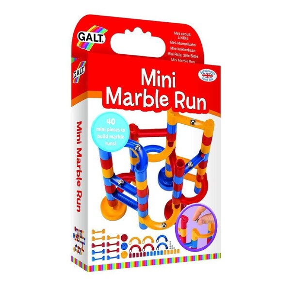 Galt Mini Marble Run Kids/Childrens Construction Kit Play Toy 5y+
