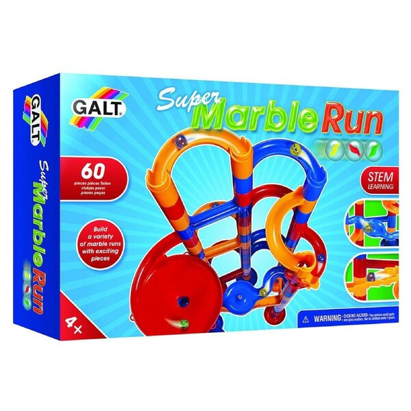 Galt Super Marble Run Kids/Childrens Construction Activity Toy Set 4y+