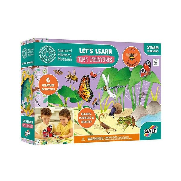 Galt Let's Learn Tiny Creatures Kids/Childrens Educational Activity Set 4y+