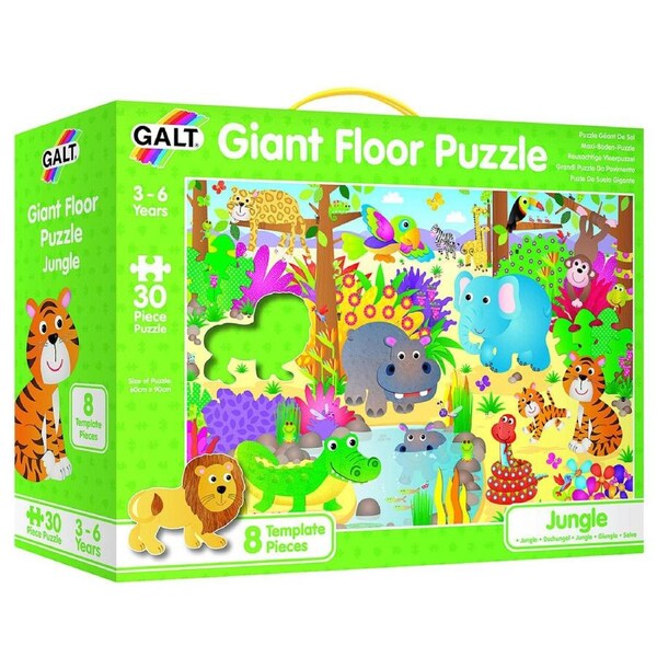 30pc Galt Jungle Kids/Childrens Giant Floor Educational Jigsaw Puzzle 3y+