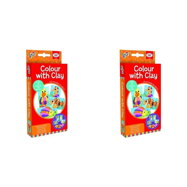 2x Galt Mini Makes Colour With Clay Kids/Childrens Interactive Activity Toy 5y+