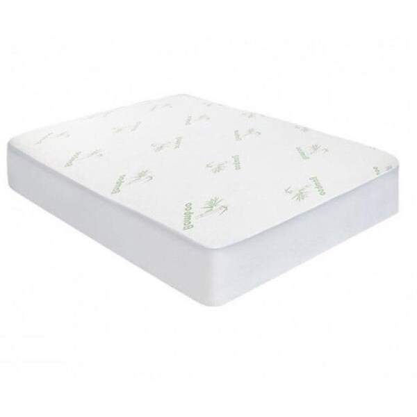 Fitted Bamboo Bed Mattress Protector Double