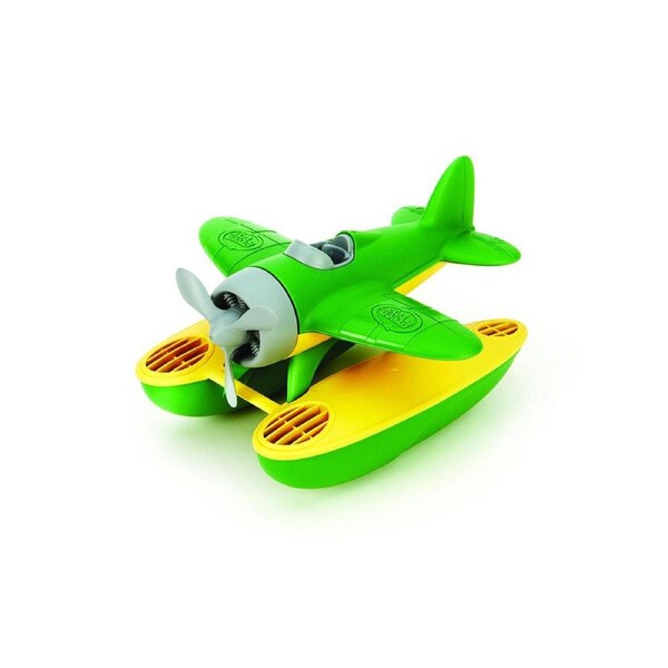 Green Toys Seaplane Sensory/Tactile Fun Water Play Kids/Toddler Bath Toy 1+