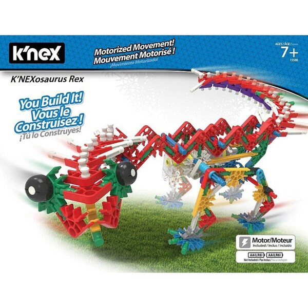 255pc Knex Knexosaurus Rex Kids/Childrens Construction Toy - 2 Builds 7+