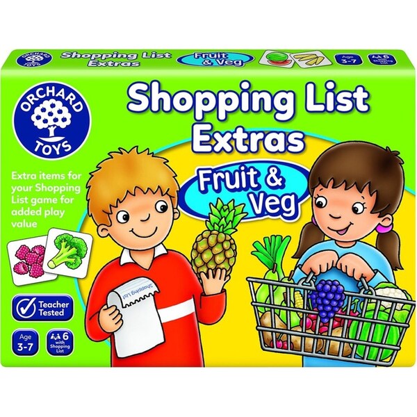 Orchard Game Shopping List Booster Pack Fruit & Veg Kids/Childrens Play Toy 3+