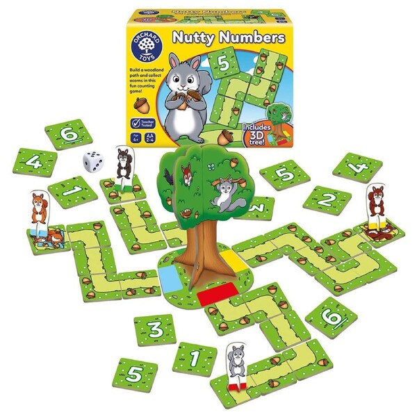Orchard Game Nutty Numbers Kids/Childrens Educational Fun Play Toys 4+