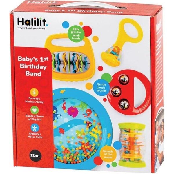 HalilitBabys First Birthday Band Musical Kids/Childrens Pretend Play Toy 12m+