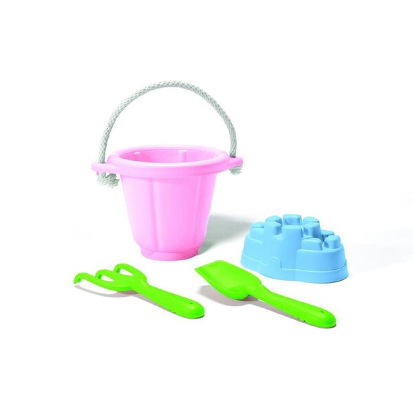 Green Toys Sand Play Set Pink Kids/Childrens Pretend Imaginative Play Toy 18m+
