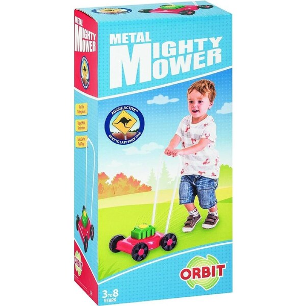 Orbit Metal Mighty Mower Kids/Childrens Pretend Imaginative Play Toy 3+