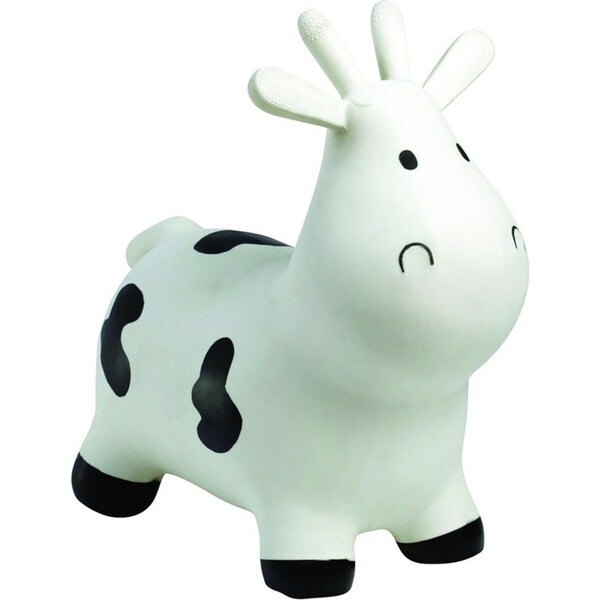 Happy Hopperz White Cow Kids/Childrens Bouncy Outdoor Play Toy Ride On 12m+