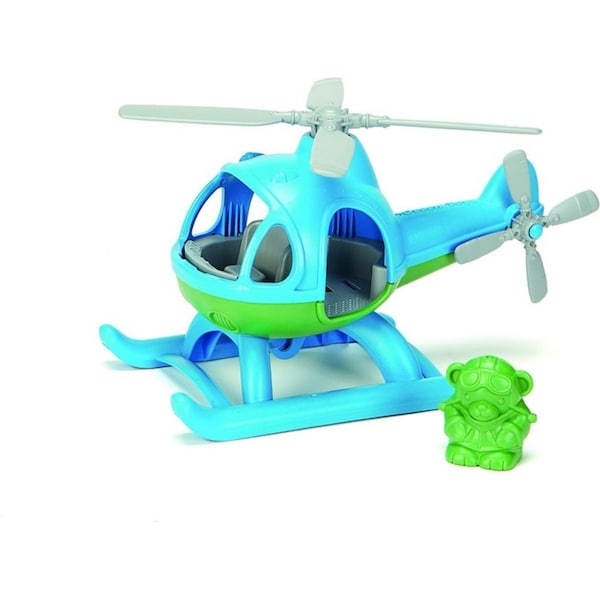 Green Toys Helicopter Chopper Blue Kids/Childrens Toy Vehicle Playset 2+