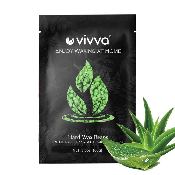 Vivva 300g Hard Wax Beans Aloe Flavor for Hair Removel, Body Waxing
