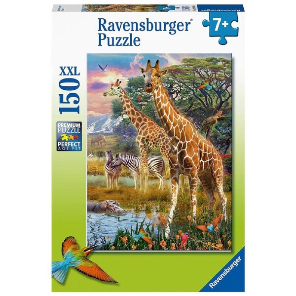 150pc Ravensburger Giraffes in Africa Jigsaw Puzzle Interactive Play Toy 7+