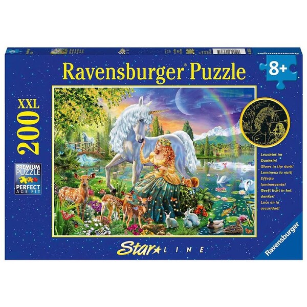 200pc Ravensburger Magical Beauty Jigsaw Puzzle Interactive Play Toy 8+
