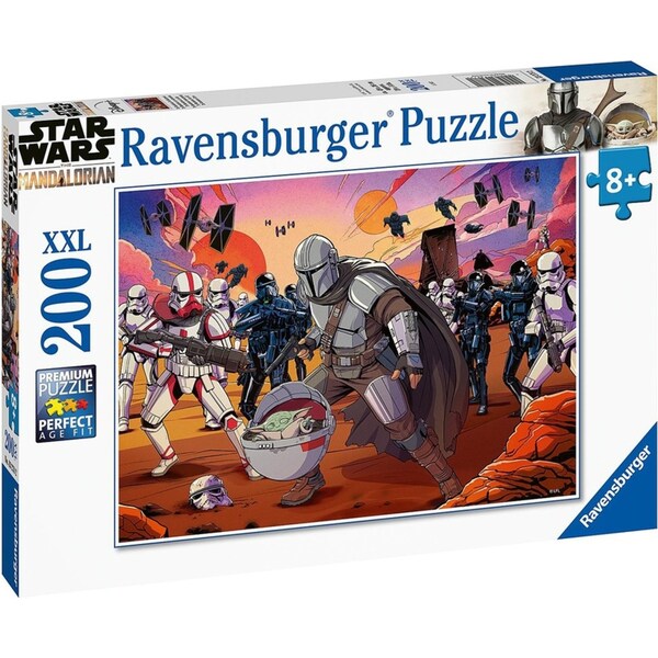200pc Ravensburger Star Wars The Mandalorian Face-Off Jigsaw Puzzle Toy 8+