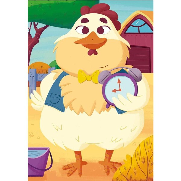 3x24pc Ravensburger My Farm Friends Jigsaw Puzzle Interactive Play Toy 4+