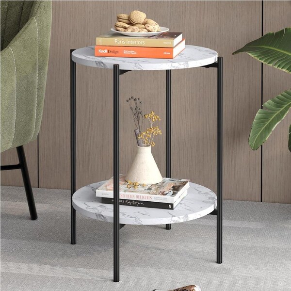 ALFORDSON Side Table Bedside Table Sofa End Nightstand Black