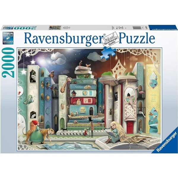 2000pc Ravensburger Novel Avenue Family Jigsaw Puzzle Interactive Play Toy