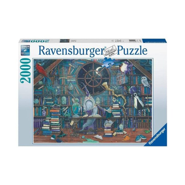 2000pc Ravensburger Magical Merlin Jigsaw Puzzle Interactive Play Toy Family