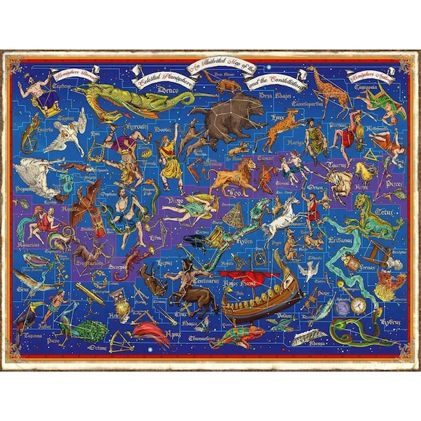 2000 Piece Ravensburger Constellations Jigsaw Themed Puzzle Play Toy Family