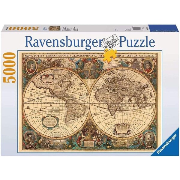 5000pc Ravensburger Historical World Map Jigsaw Puzzle Play Toy Family