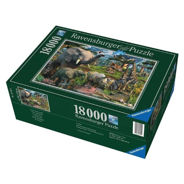 18000pc Ravensburger At the Waterhole Jigsaw Themed Puzzle Play Toy Family