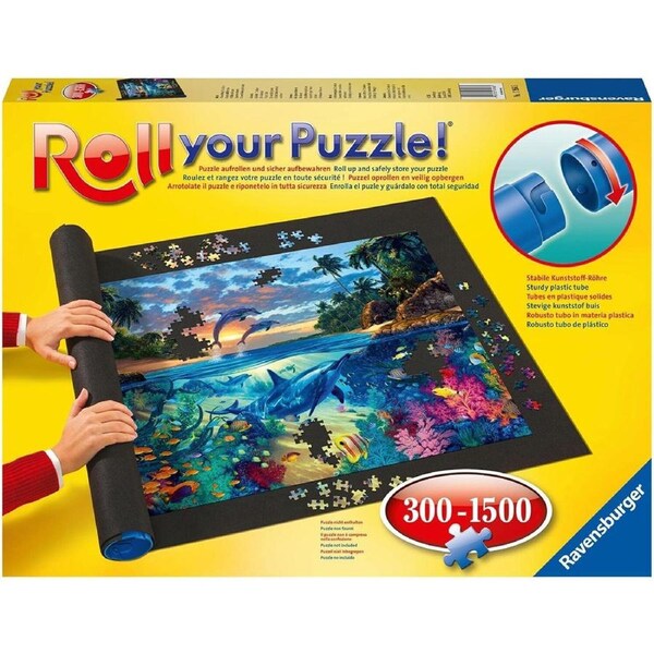 1500 Pieces Ravensburger Roll Your Jigsaw Puzzle Interactive Play Toy! Family