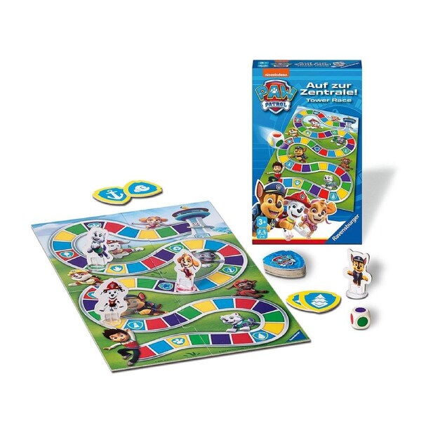 Ravensburger Paw Patrol Race the Tower! Family Party Tabletop Board Games 3+