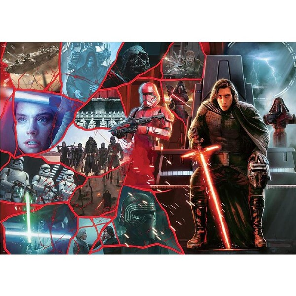 1000pc Ravensburger Star Wars Kylo Ren Jigsaw Themed Interactive Puzzle Pieces