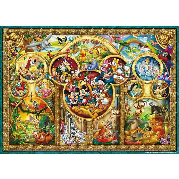 1000pc Ravensburger Disney Best Themes Jigsaw Puzzle Family Puzzle Pieces
