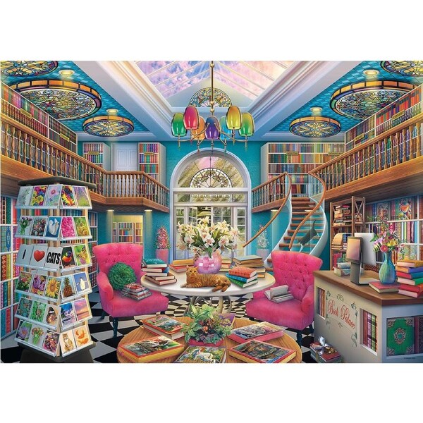 1000pc Ravensburger The Book Palace Themed Jigsaw Themed Puzzle Pieces Set