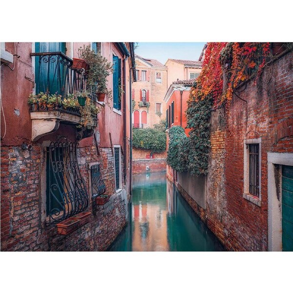 1000pc Ravensburger Autumn in Venice Jigsaw Themed Puzzle Piece Family Set