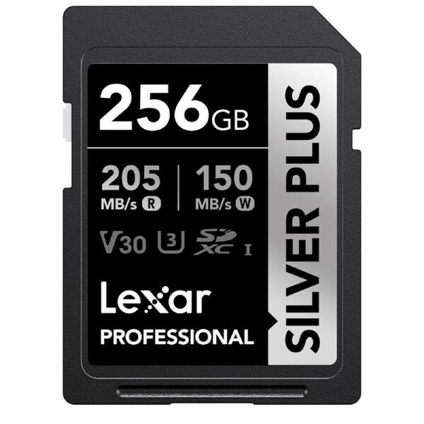 Lexar Professional Silver Plus SDXC Card - 256GB