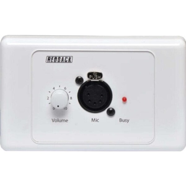 Redback Microphone Wallplate to suit A 5135
